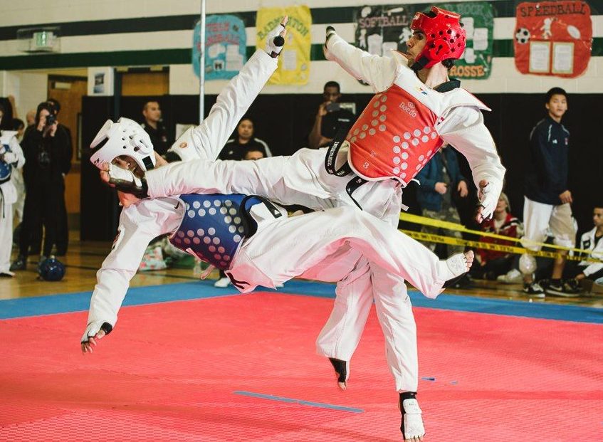 Taekwondo competitors
