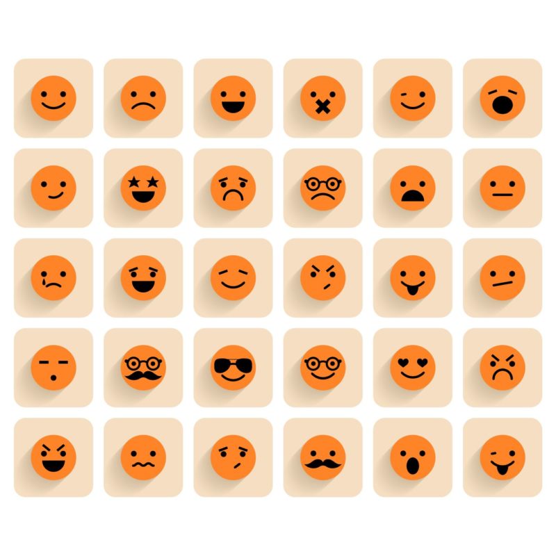 Selection of emoticons
